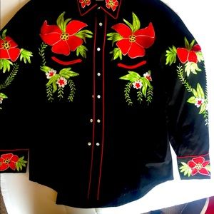 Rockmount Ranchwear Hibiscis Men’s XL Shirt